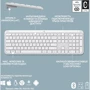 Клавиатура Logitech K950 Bluetooth/Wireless UA Off-White (920-012466): Тип клавиатуры стандартная