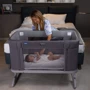 Ліжечко дитяче 3 в 1 Chicco Next2Me Forever сіре (79650.27): Тип кроватка-манеж