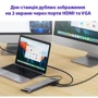 Адаптер Dynamode Adapter USB-C to HDMI+VGA+4xUSB3.0+RJ45+USB-C+3.5mm+SD+microSD Gray (BYL-2003)