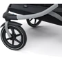 Прогулочная коляска Thule Urban Glide2 Double, Jet Black (TH10101927): Материал колес резина (надувные)