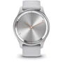 Смарт-часы Garmin Vivomove Trend Silver Stainless Steel Bezel with Mist Grey Case and Silicone Band (010-02665-03): Время работы до 5 дней (Smartwatch mode)