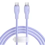 Кабель Baseus Cable USB-C to USB-C Pudding Series Fast Charging 100W 1.2m Purple (P10355702511-00)