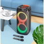 Акустика Hoco HA7 + 2 Microphone Black фото 7