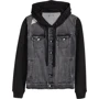 Куртка H & M 3933404 50 чорна демісезон з капюшоном: Вид куртки