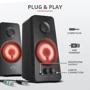 Акустична система Trust 2.0 GXT 608 Tytan Illuminated Speaker Set Black фото 8