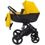 Коляска 2 в 1 Bair Mirello кожа 100% М-40/30 желтый — черный (623867): Количество блоков 1
