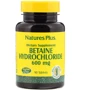 Nature's Plus, Betaine Hydrochloride, 600 mg, 90 Tablets (NAP-04370)