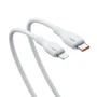 Кабель Baseus Cable USB-C to Lightning Pudding Series Fast Charging Cable 20W 2m White (P10355701221-01): Довжина 2 м