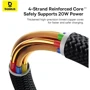 Кабель Baseus Cable USB-C to Lightning Dura Series 20W 2m Black/Gold (P10377800U01-02) фото 6