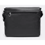 Мужская сумка через плечо Borsa Leather черная (K13530-black): Тип Сумки