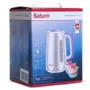 Электрочайник Saturn ST-EK8435 White/Red: Покрытие нагревательного элемента (материал) нержавеющая сталь