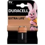 Лужні батарейки Duracell 6LR61 MN1604 9V 1 шт (5000394077225) фото 1