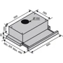 Вытяжка Ventolux GARDA 60 INOX (1100) SMD LED: Управление Механическое