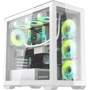 Корпус DarkFlash DLX4000 White: Материал передней панели закаленное стекло