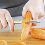 Овочечистка Kitchen Craft PRO 20.5 см (KCPROLP): Рукоятка Нержавеющая сталь