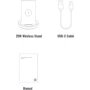 Зарядний пристрій Xiaomi Mi Wireless Charging Stand 20W Black (WPC02ZM/GDS4130CN/GDS4145GL) фото 10