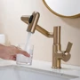 Смеситель для раковины Lefton Single-Hole Rotatable Faucet with Temperature Display-BF2204 Brushed Brass: Вес, кг 1.8