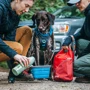 Миска Kurgo Mash&Stash Collapsible Dog Bowl для собак складає синя L 1.3 л (57849): Особливості Походная