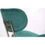 Стул AMF Alphabet D gold/dark green (545708) фото 4