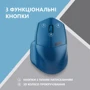 Мышь 2E MF280 Silent Wireless/Bluetooth Blue (2E-MF280WBL): Эргономика симметричная для левшей