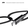 Кабель ArmorStandart Cable USB-C to USB-C AMD718B 1.2m Black (ARM64291): Довжина 1.2 м