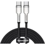 Кабель Baseus Cable USB-C to USB-C Cafule Metal 100W 2m Black (CATJK-D01)