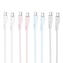 Кабель Hoco USB-C to USB-C X97 Crystal 3A 60W 1m Light Gray: Тип USB-C - USB-C