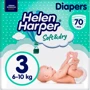 Підгузки дитячі Helen Harper SoftDry Midi 3 (6-10кг) 70 шт. (5411416030720)