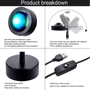 Проекционная светодиодная лампа Inspire Sunset RGB S3: Тип источника освещения Светодиодная лампа LED