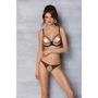 Комплект Passion MARINA SET WITH OPEN BRA beige XXL/XXXL