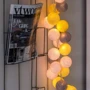 Гирлянда Cotton ball lights на 35 шаров 5,5м, Yellow Stone: Количество ламп 35