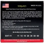 Струна для гитар Cтруны для электрогитары DR EH7-11: Тип Комплект струн