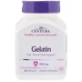21st Century Gelatin, 600 mg, 100 Capsules