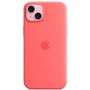 Чохол для iPhone Apple for iPhone 15 Silicone Case with MagSafe Guava (MT0V3) : Колір розовый