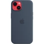 Чехол для iPhone Apple iPhone 14 Plus Silicone Case with MagSafe - Storm Blue (MPT53ZE/A): Цвет синий