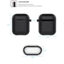 Чехол для наушников TPU Case with Belt Black for Apple AirPods: Особенности С карабином