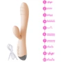 Вибратор с клиторальным отростком NDS 1219-1 Flesh (23607)
