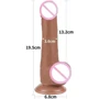 Фаллоимитатор LoveToy Sliding-Skin Dual Layer Dong 7.5" Brown