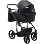 Коляска 2 в 1 Adamex Porto Light Экокожа SA-2 черная (625770): Ширина шасси 57