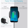 Зарядний пристрій ANKER Wireless Fast Charger 10W Black (A2513H12): Кабель в комплекті microUSB