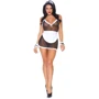 Костюм горничной Leg Avenue Roleplay Seductive French Maid OS White/Black