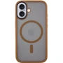 Чехол для iPhone Mobile Case TPU+PC Metal Buttons with MagSafe Gold for iPhone 16
