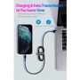 Кабель Romoss USB Cable to Lightning CB12B 2.4A 1m Black (CB12B-621-234H) фото 7