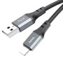 Кабель Hoco USB Cable to Lightning X92 Honest 2.4A 3m Black: Длина 3 м