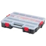 Intertool BX-4021 Органайзер 14.5" 375x290x67мм: Материал замков пластик