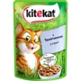Влажный корм Kitekat Natural Vitality для кошек с телятиной в соусе 24х100г 