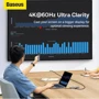 Адаптер Baseus Adapter StarJoy USB-C to HDMI4K+3xUSB3.1+PD+RJ45+SD Gray (WKWG080213) фото 5