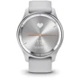 Смарт-часы Garmin Vivomove Trend Silver Stainless Steel Bezel with Mist Grey Case and Silicone Band (010-02665-03): Материал корпуса Нержавеющая сталь