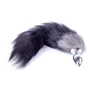Анальная пробка S с хвостом BOSS of TOYS Boss Series Fox TAIL Black XXL, BS6400097