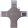 USB-флешка COTEetCI 32GB 4-in-1 Zinc Alloy iUSB Silver (CS5129-32G)